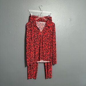 Cyrus 2-Piece Leopard Lounge Set Size XL